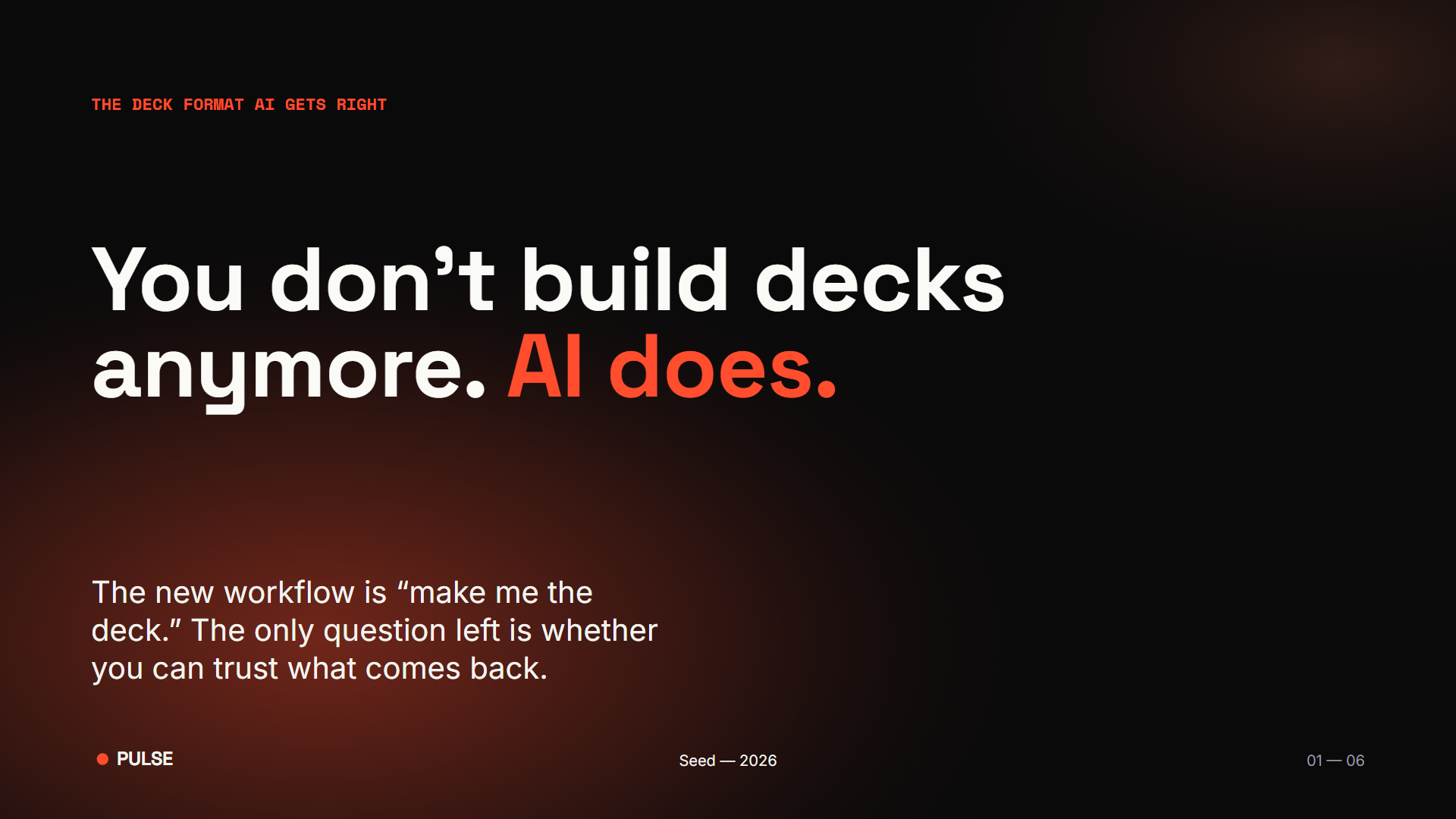 YC demo day deck cover slide